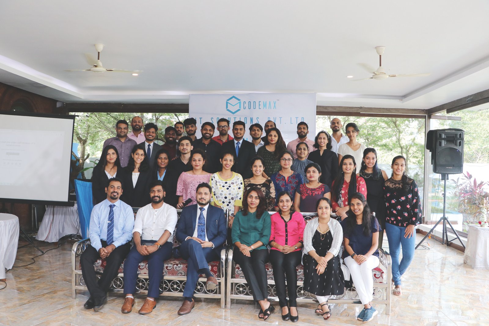 CodeMax IT Solutions team celebrating 5 year anniversary