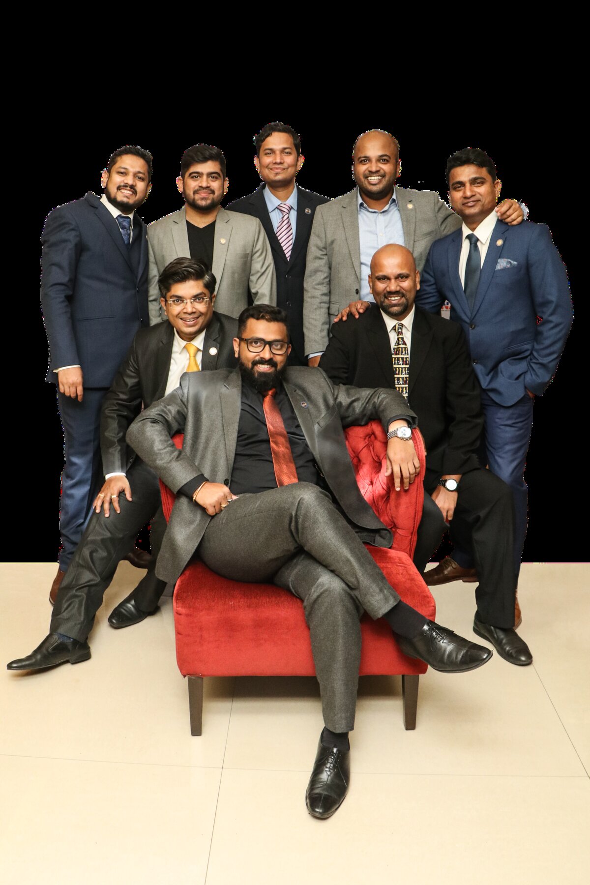 Mayur Virkar with the Goa Technology Association committee members, 2021