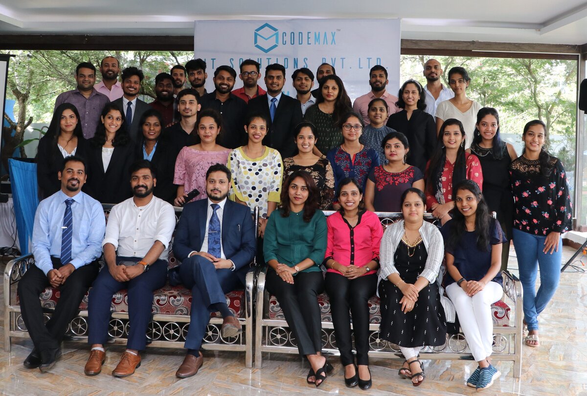 CodeMax IT Solutions team group photo - 5 year milestone celebration
